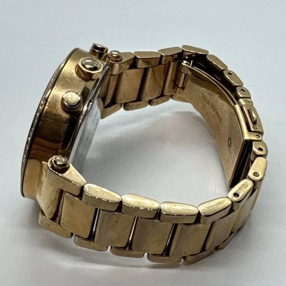 Michael Kors Parker MK5491 Women Rose Gold Analog Dial Quartz Wrist Watch JNA613